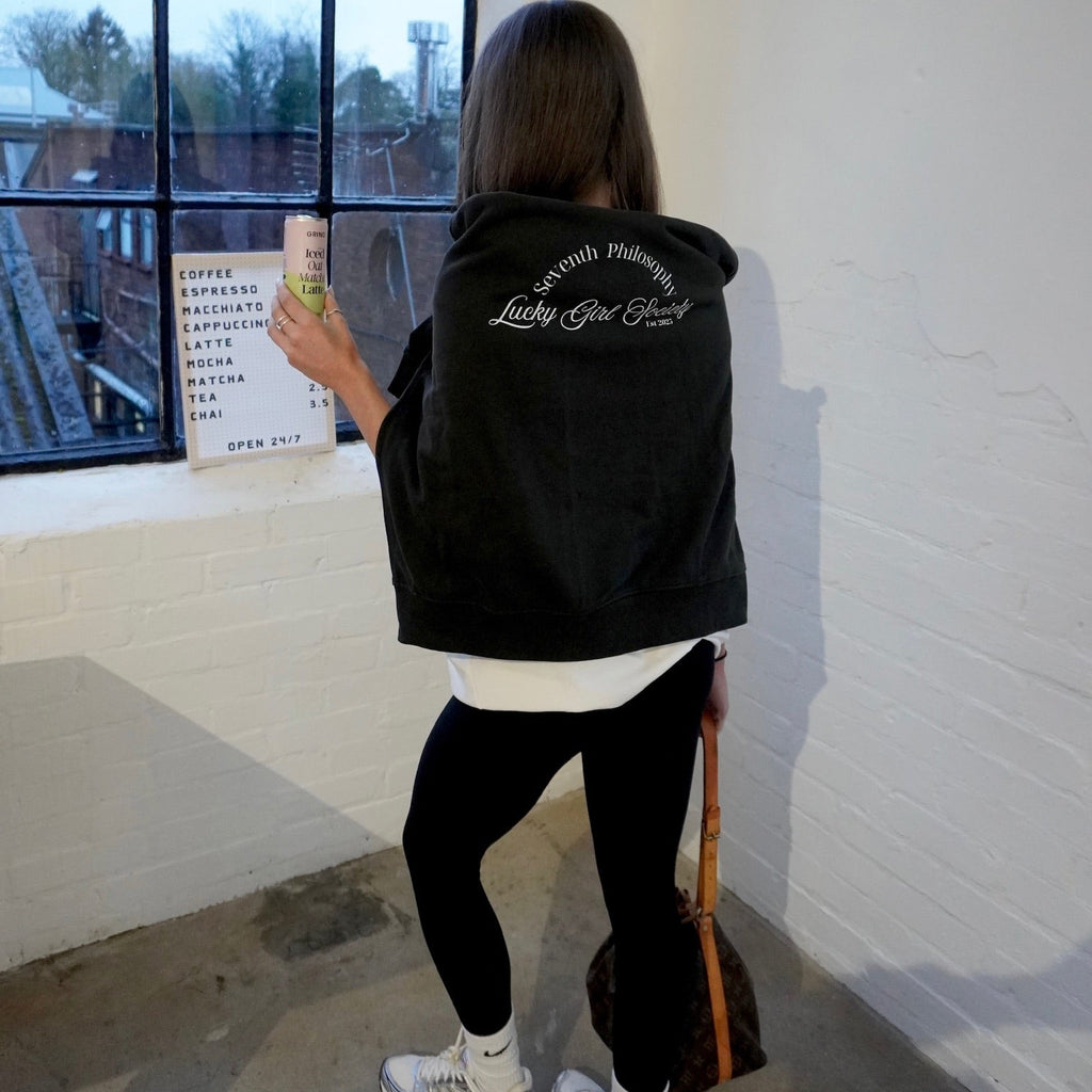 Lucky Girl Midnight Crewneck