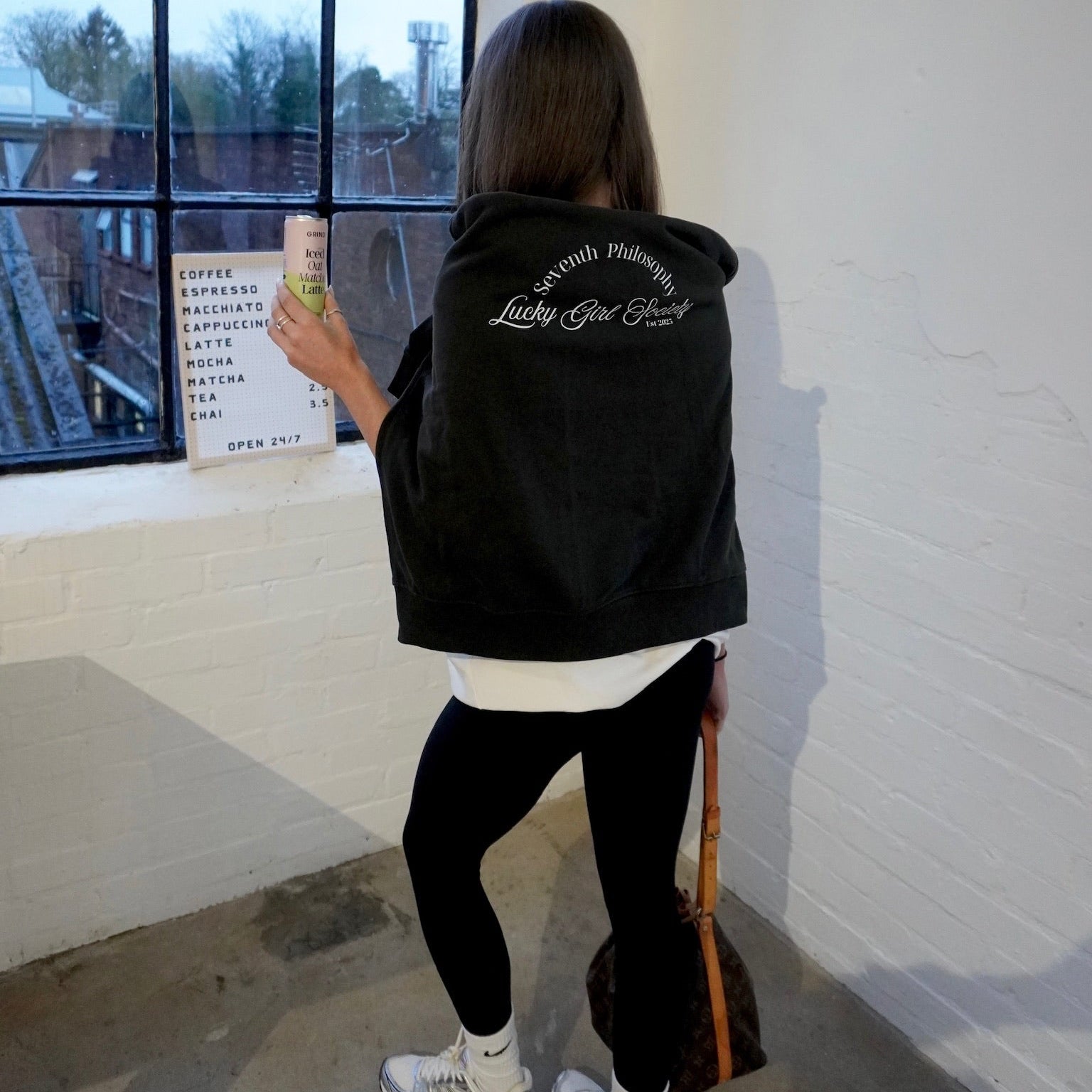 Lucky Girl Midnight Crewneck
