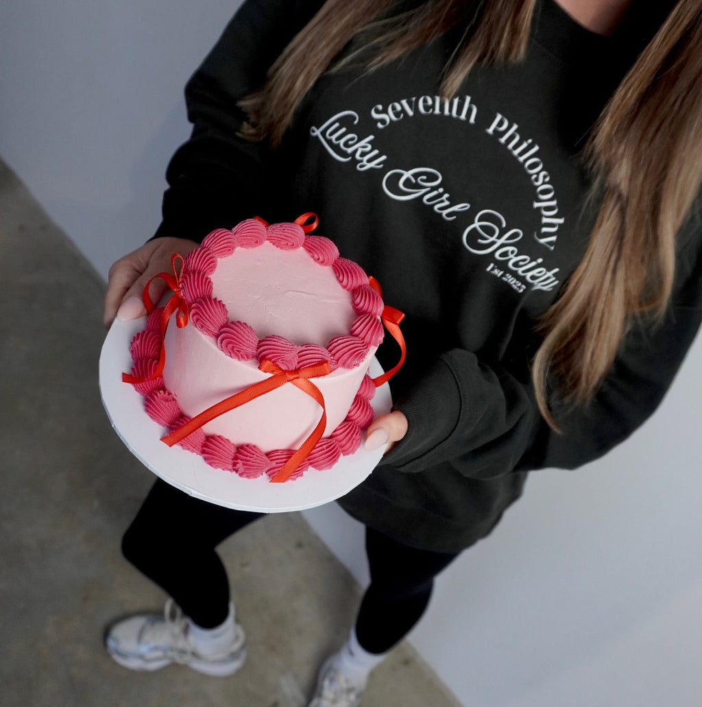 Lucky Girl Midnight Crewneck