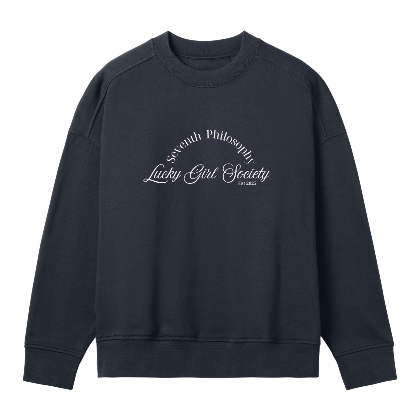 Lucky Girl Midnight Crewneck